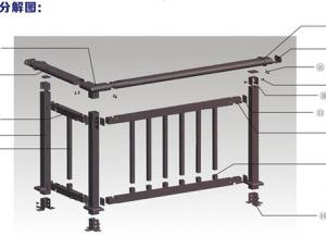 護(hù)欄配件陽臺(tái)護(hù)欄配件連接件